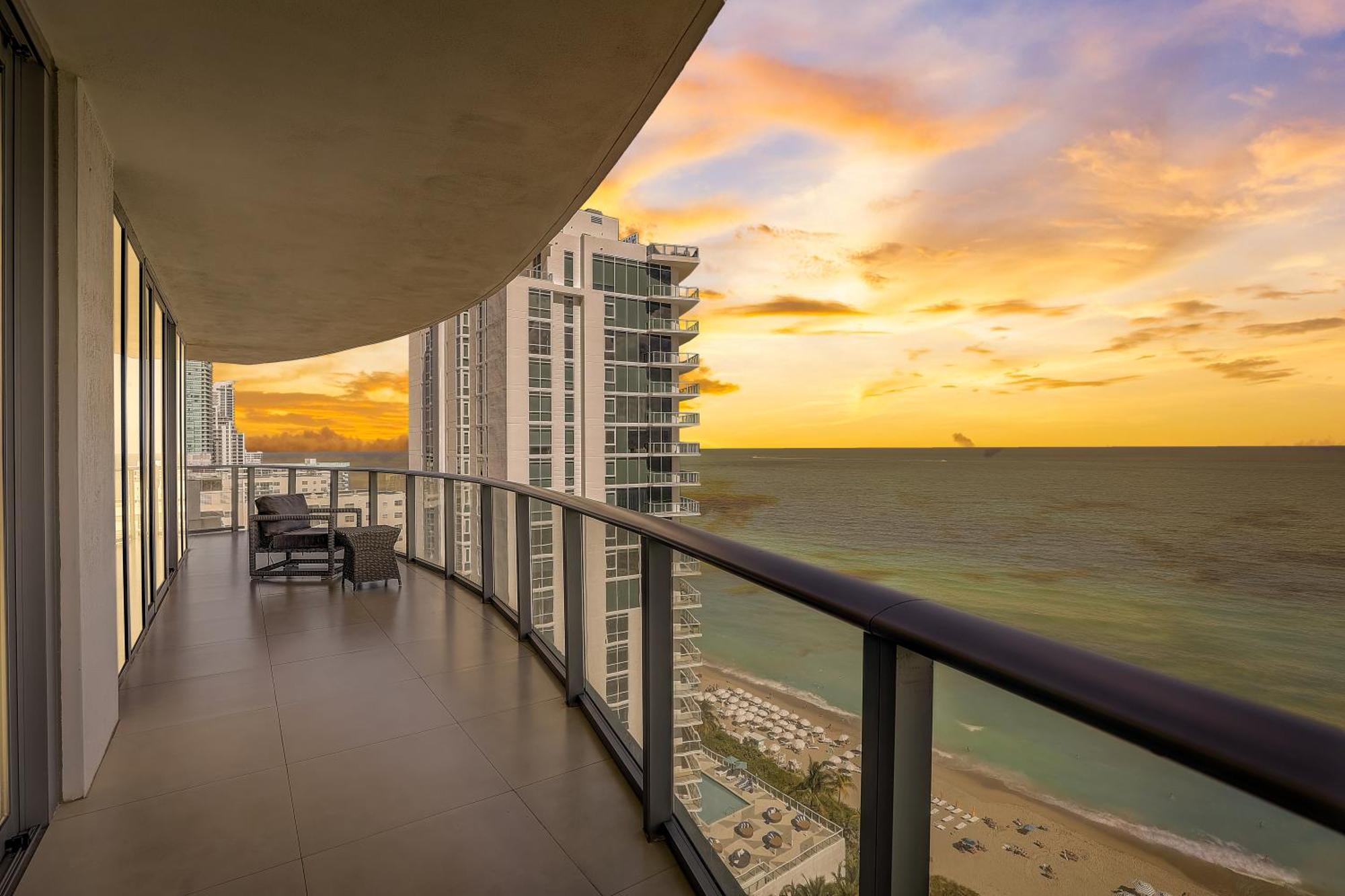 Ferienwohnung 1502 - Stunning Ocean View At The Beach Hollywood Exterior foto